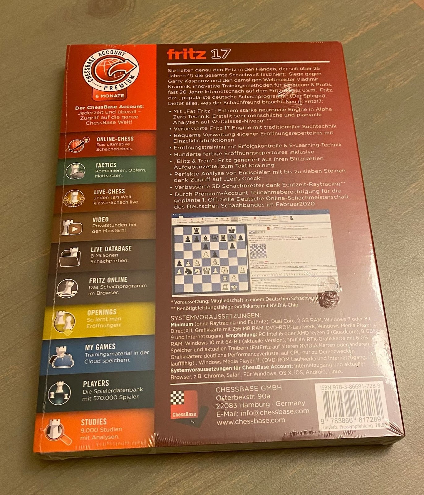 fritz chess 17